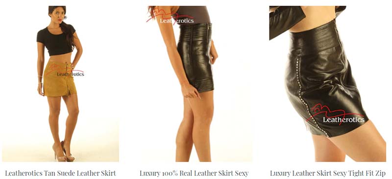 leather skirt types
